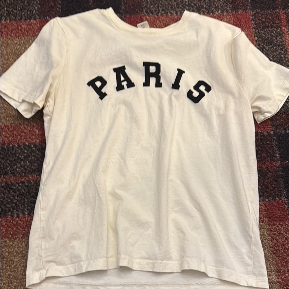 Kids White Paris T-Shirt